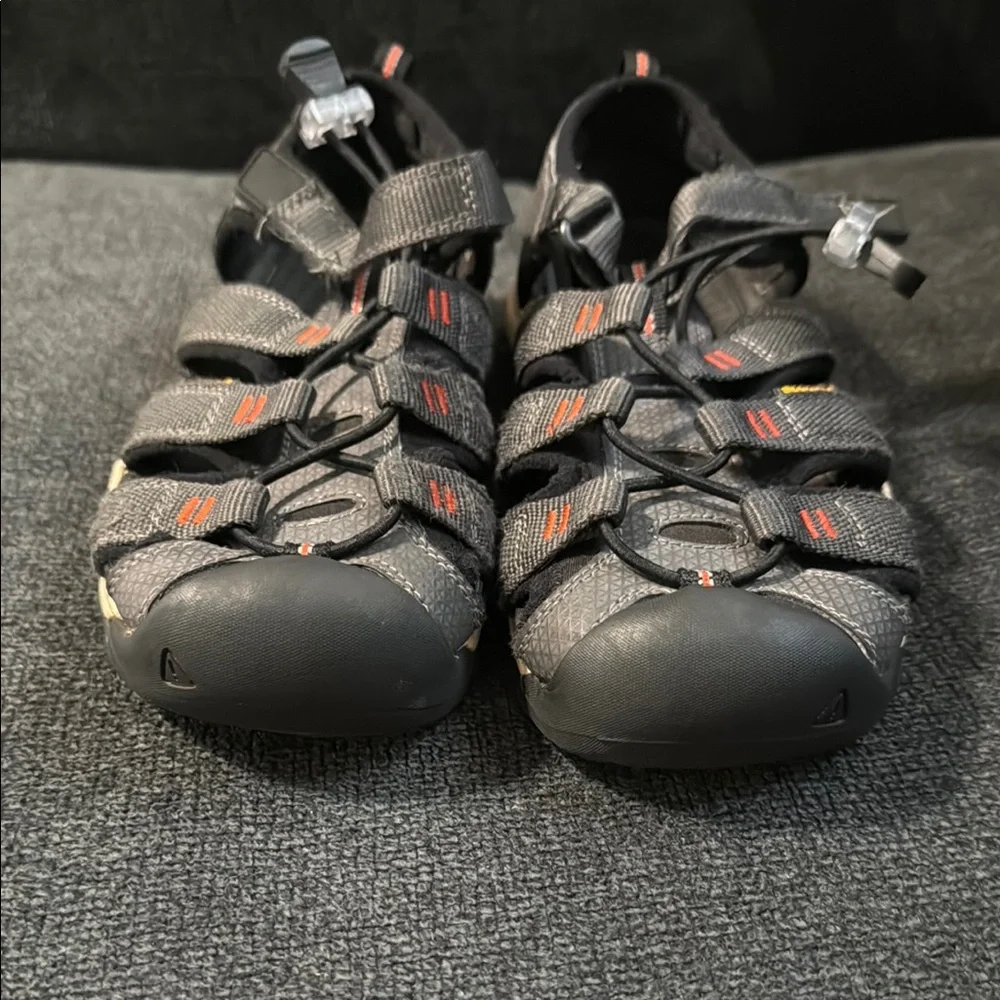 Keen Kids Black and Red Outdoor Sandals